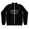The direction is more important than speed. - Piped Fleece Jacket Motivational quotes 7812451
