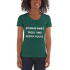 Storms make trees take deeper roots. - Women's Tri-Blend T-Shirt Motivational quotes 7810582