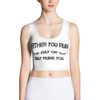Either you run the day or the day runs you. - Crop Top Motivational quotes 7811130