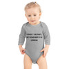Forget the past, but remember the lesson. - Infant Long Sleeve Baby Rib Bodysuit Motivational quotes 7811391