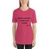 Beauty is power; a smile is its sword. - John Ray - Unisex Short Sleeve Jersey T-Shirt Motivational quotes 7810406