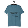 Beauty is power; a smile is its sword. - John Ray - Unisex Short Sleeve Jersey T-Shirt Motivational quotes 7810406