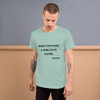Beauty is power; a smile is its sword. - John Ray - Unisex Short Sleeve Jersey T-Shirt Motivational quotes 7810406