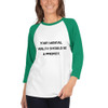 Your mental health should be a priority. - Unisex Fine Jersey Raglan Tee Motivational quotes 7811485