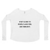 Stay close to people who feel like sunlight. - Women's Flowy Long Sleeve Tee with 2x1 Sleeves Motivational quotes 7811307