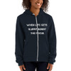 When life gets blurry adjust the focus. - Unisex Flex Fleece Zip Hoodie Motivational quotes 7810672