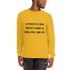 A smooth sea never made a skillful sailor. - Ultra Cotton Long Sleeve T-Shirt Motivational quotes 7810168
