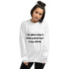 The direction is more important than speed. - Unisex Crewneck Sweatshirt Motivational quotes 7810826