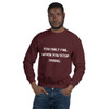 You only fail when you stop trying. - Unisex Crewneck Sweatshirt Motivational quotes 7810533