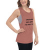 Opportunities don't happen. You create them. - Women's Flowy Muscle Tank Motivational quotes 7811813