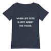 When life gets blurry adjust the focus. - Raw Neck Tee Motivational quotes 7812318