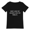 Don't look for excuses look for results. - Raw Neck Tee Motivational quotes 7812360