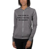 Stay close to people who feel like sunlight. - Unisex Triblend Lightweight Zip Hoodie Motivational quotes 7811855