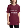 Love is about appreciation, not possessions. - Unisex Short Sleeve Track Shirt Motivational quotes 7810631
