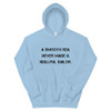 A smooth sea never made a skillful sailor. - Unisex Hooded Sweatshirt Motivational quotes 7810725