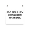 Self-care is how you take your power back. - Photo Paper Poster Motivational quotes 7810911