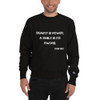 Beauty is power; a smile is its sword. - John Ray - Crewneck Sweatshirt Motivational quotes 7812143