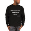 Beauty is power; a smile is its sword. - John Ray - Crewneck Sweatshirt Motivational quotes 7812143