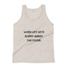 When life gets blurry adjust the focus. - Unisex Soft Tri-Blend Tank Motivational quotes 7810577