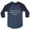Don't look for excuses look for results. - Unisex Fine Jersey Raglan Tee Motivational quotes 7811474