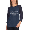 Don't look for excuses look for results. - Unisex Fine Jersey Raglan Tee Motivational quotes 7811474