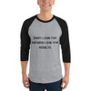 Don't look for excuses look for results. - Unisex Fine Jersey Raglan Tee Motivational quotes 7811474