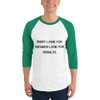 Don't look for excuses look for results. - Unisex Fine Jersey Raglan Tee Motivational quotes 7811474
