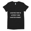 Wasted time is worse than wasted money. - Women's Tri-Blend T-Shirt Motivational quotes 7810608
