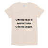 Wasted time is worse than wasted money. - Women's Tri-Blend T-Shirt Motivational quotes 7810608