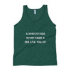 A smooth sea never made a skillful sailor. - Unisex Soft Tri-Blend Tank Motivational quotes 7810628