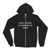 Forget the past, but remember the lesson. - Unisex Flex Fleece Zip Hoodie Motivational quotes 7810688