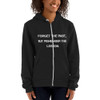Forget the past, but remember the lesson. - Unisex Flex Fleece Zip Hoodie Motivational quotes 7810688