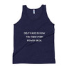 Self-care is how you take your power back. - Unisex Soft Tri-Blend Tank Motivational quotes 7810646