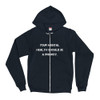 Your mental health should be a priority. - Unisex Flex Fleece Zip Hoodie Motivational quotes 7810686