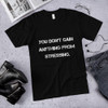You don't gain anything from stressing. - Unisex Short Sleeve T-Shirt Motivational quotes 7810046
