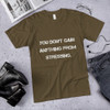 You don't gain anything from stressing. - Unisex Short Sleeve T-Shirt Motivational quotes 7810046