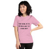 The goal is to be rich. Not to look rich. - Unisex Short Sleeve Jersey T-Shirt Motivational quotes 7810943