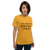 The goal is to be rich. Not to look rich. - Unisex Short Sleeve Jersey T-Shirt Motivational quotes 7810943