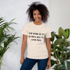 The goal is to be rich. Not to look rich. - Unisex Short Sleeve Jersey T-Shirt Motivational quotes 7810943