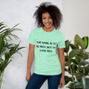 The goal is to be rich. Not to look rich. - Unisex Short Sleeve Jersey T-Shirt Motivational quotes 7810943