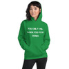 You only fail when you stop trying. - Unisex Hooded Sweatshirt Motivational quotes 7810537