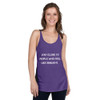 Stay close to people who feel like sunlight. - Ladies Triblend Racerback Tank Motivational quotes 7811010