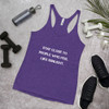 Stay close to people who feel like sunlight. - Ladies Triblend Racerback Tank Motivational quotes 7811010