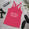 Stay close to people who feel like sunlight. - Ladies Triblend Racerback Tank Motivational quotes 7811010