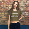 Storms make trees take deeper roots. - Women's Crop Tee Motivational quotes 7811003
