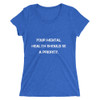 Your mental health should be a priority. - Ladies' Triblend Short Sleeve T-Shirt Motivational quotes 7810959