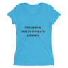 Your mental health should be a priority. - Ladies' Triblend Short Sleeve T-Shirt Motivational quotes 7810959