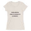 Your mental health should be a priority. - Ladies' Triblend Short Sleeve T-Shirt Motivational quotes 7810959