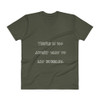 There is no angry way to say bubbles. - Lightweight Fashion V-Neck T-Shirt Funny quotes 7818132