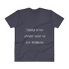 There is no angry way to say bubbles. - Lightweight Fashion V-Neck T-Shirt Funny quotes 7818132